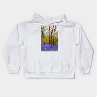 Bluebell Woods Greys Court England UK Kids Hoodie